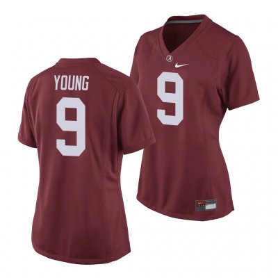 Women's Alabama Crimson Tide #9 Bryce Young Crimson Game NCAA Replica College Football Jersey 2403DZRO5